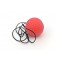 Мяч для бокса Fight Ball fighter тренажер универсальный (с красной повязкой)